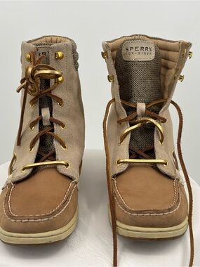 Women’s Sperry Top Sider HIKERFISH Lace Up Boots, Size 9